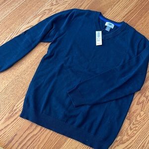 Old Navy Navy Blue Vneck Sweater size L